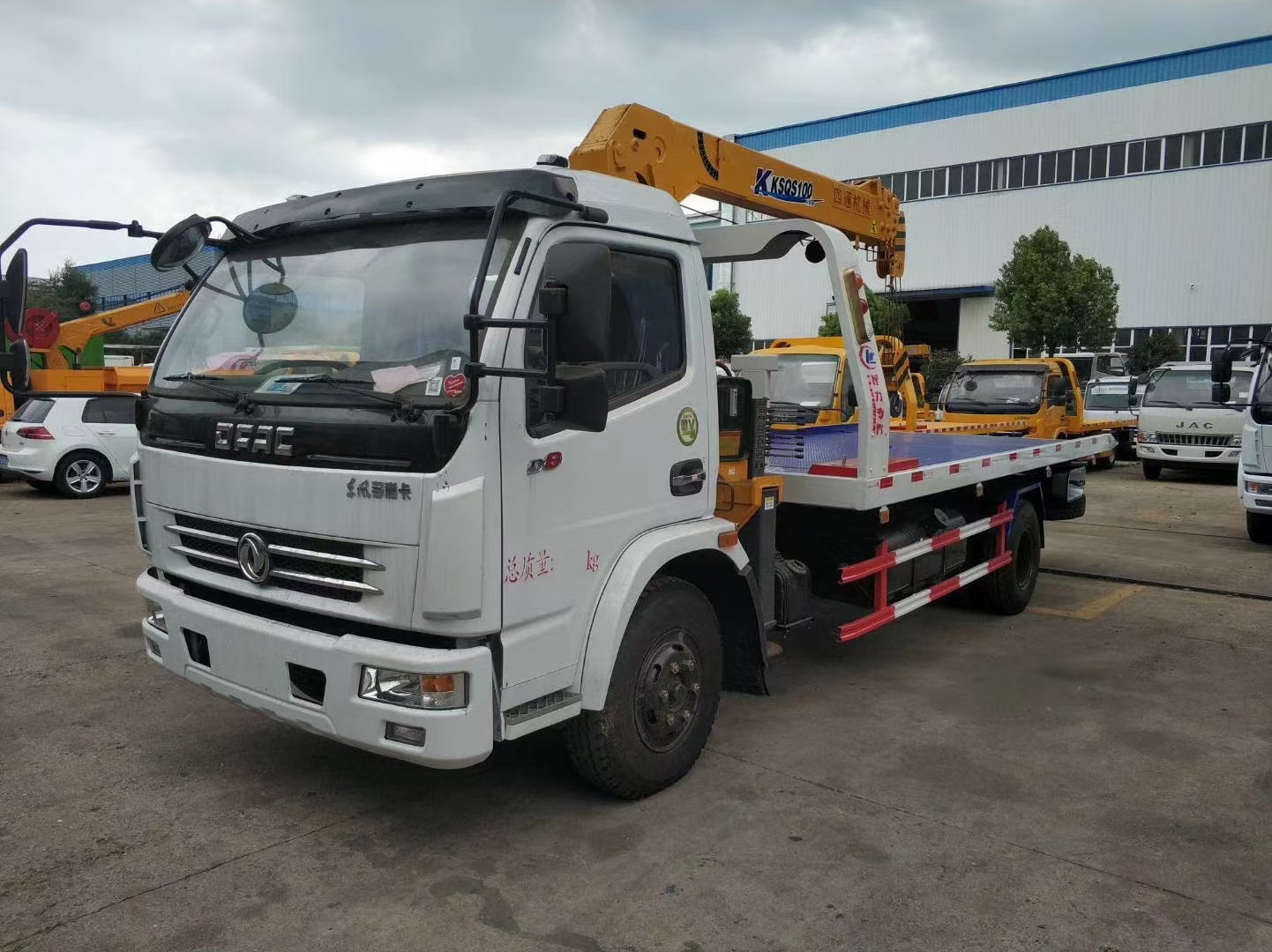 5-ton Flatbed Trailer Forklift Tractor