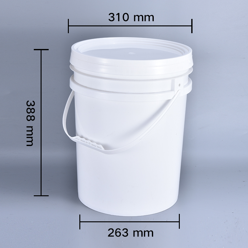 100% Material Custom 5 Gallon Plastic Bucket for Paint Pail Chemical House Decoration
