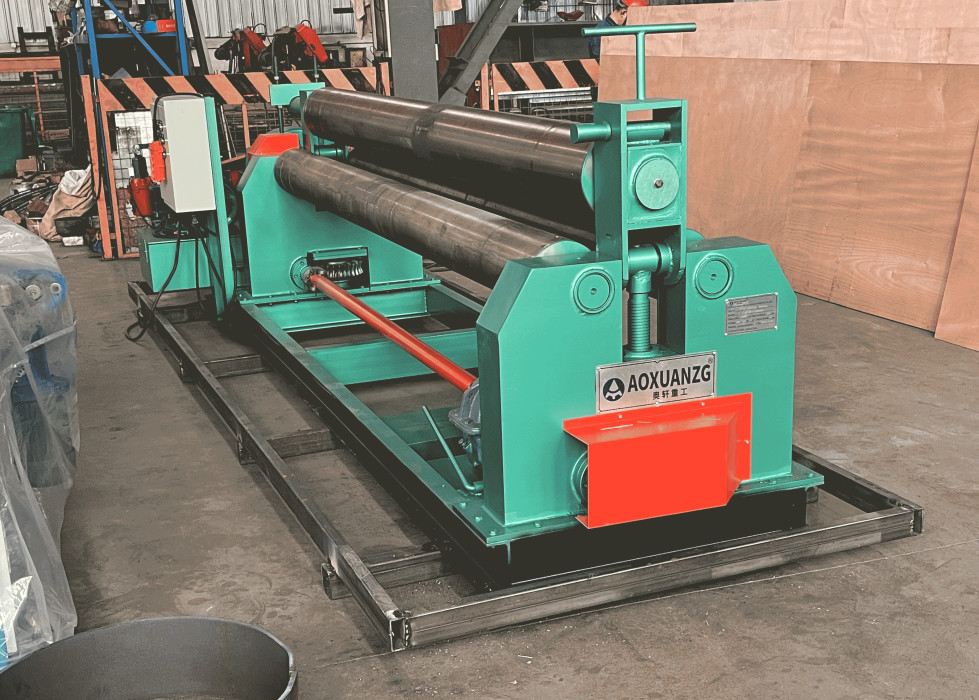 12mm Max Rolling Thickness 380V/50Hz 3 Roller Bending Machine Heavy Duty Electric Slip Rolling Machine