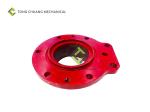 Resistant Surfacing Sany Concrete Pump Parts Discharge Hole 2mm Thickness