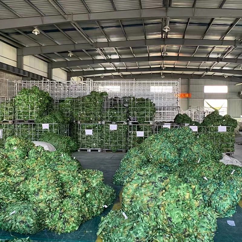 Customized Outdoor Training Camo Net Multispectral Durable Oxford Cloth Polyester Desert Camouflage Net for Hunting Deco
