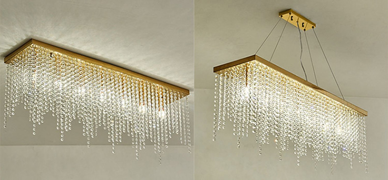 Nordic home decoration crystal chandelier restaurant extra large chandelier(WH-CA-106)