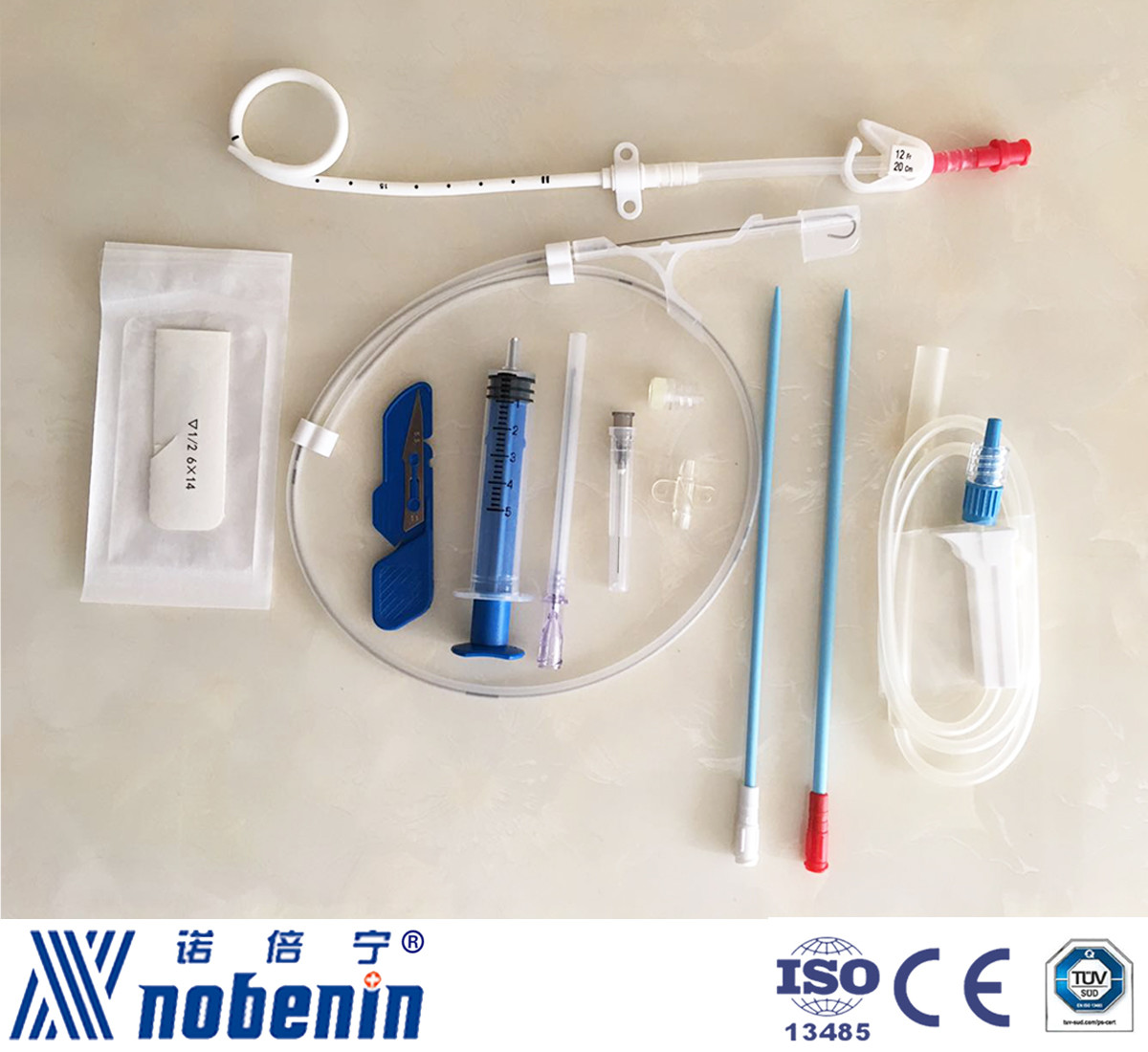 disposable medical drainage catheter pigtail and drainage system with CE and TUV certificates