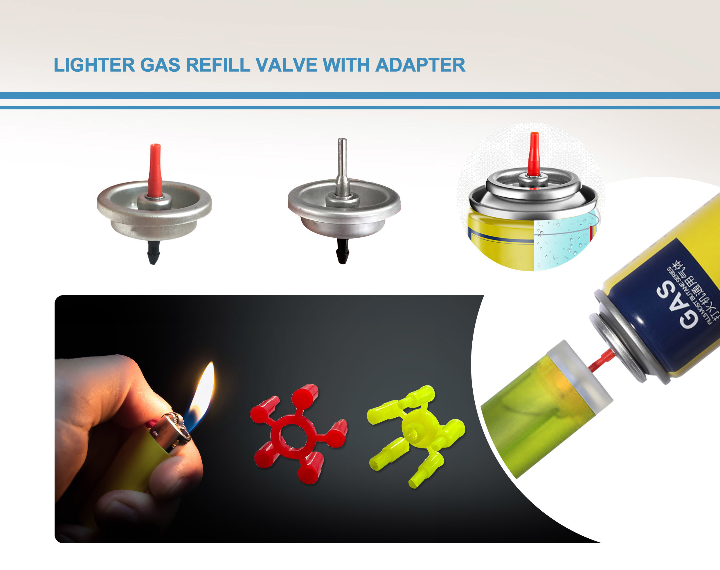 High-Precision Butane Gas Refill Valve for Camping Stoves – Durable, Easy-to-Use, Safe
