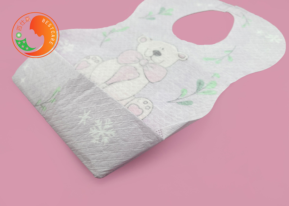 Leak Proof Disposable Baby Bibs Organic Cotton Food Grade Custom Disposable Bibs