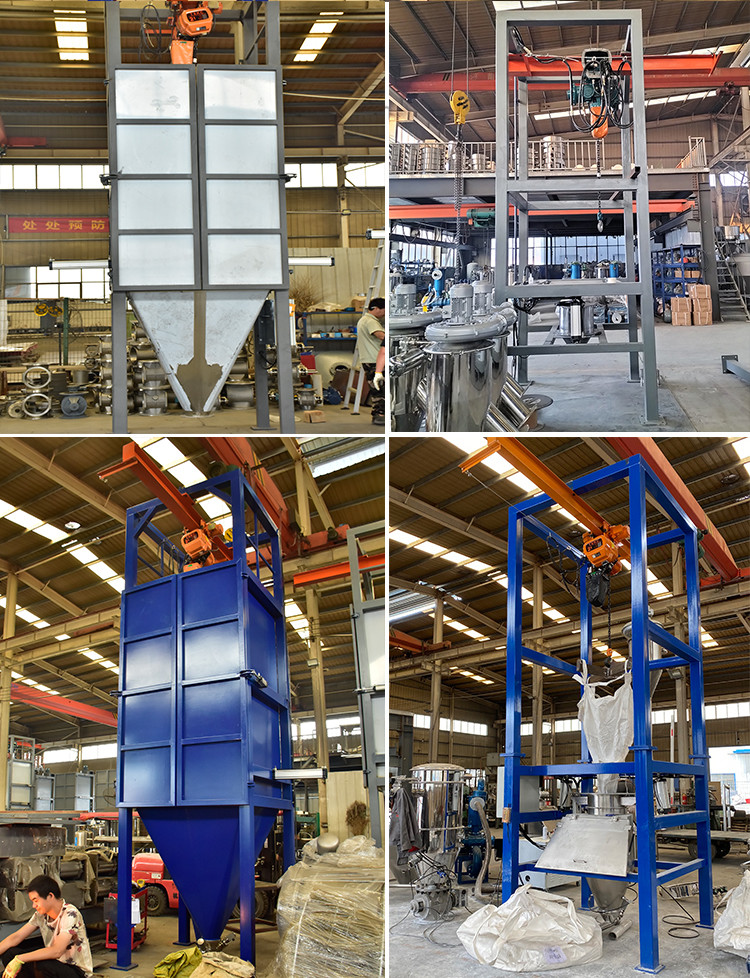 1-500 Ton Automatic DZGX Bulk Bag Unloaded Ton Bag Feeding Station