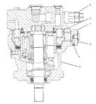 165-9337 1659337 165-9336 170-9992 M2X146CHB SWING MOTOR FITS FOR CAT E345B 345B