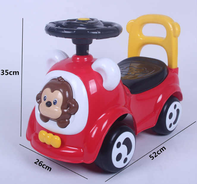 24v Monkey Kids' Swing Car Electric Children Car Toys For 1 Year Old Wheels 4 wheels