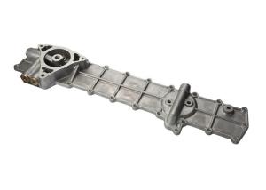 China Silver 6735-61-2260 6D16 Oil Cooler Cover wholesale