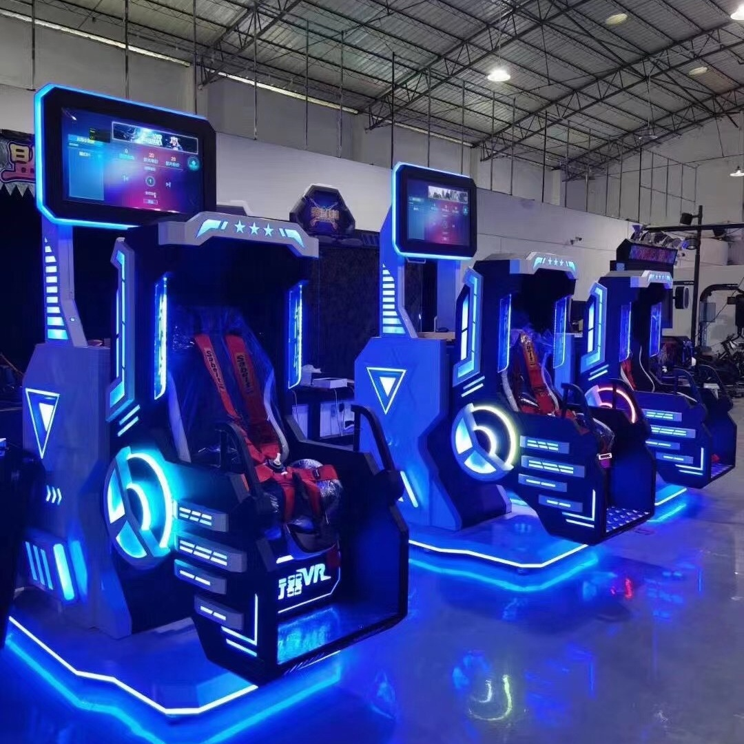 Cool Virtual Reality VR 360 Degree Roller Coaster 9D VR Motion Ride Flight Simulator For Sale