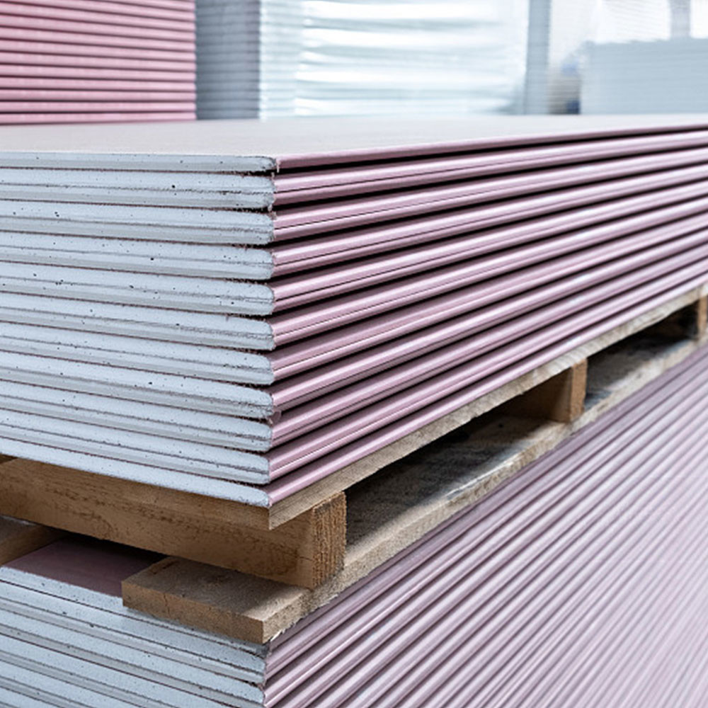 12mm Modern Fire Resistant Gypsum Board Red Color For Drywall Ceiling