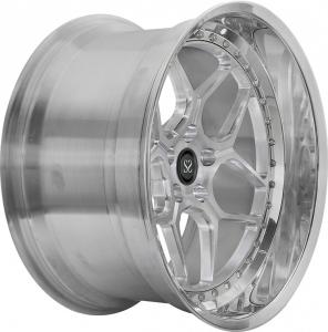 China Polished Hyper Silver 2 Piece Forged Wheels 21 Inches Audi Rs6 wholesale