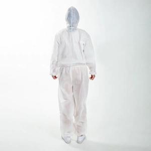 China Surgical Full Body Disposable Coveralls , S - XXL Disposable Chemical Suit wholesale