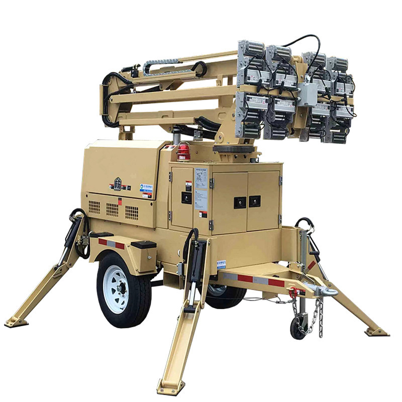 OEM Factory Mobile Lighting Tower Emergency Operations Diesel Light Tower for sale