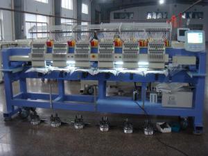 China 6 Heads Commercial Computerized Embroidery Machine 850 RPM Max Speed wholesale