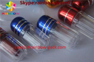 China custom made octagon shape pills bottle with round cap blue green gold green black silver red on sale