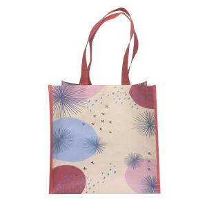 China RPET 38x31x16cm 120gsm Laminated Polypropylene Tote Bags wholesale