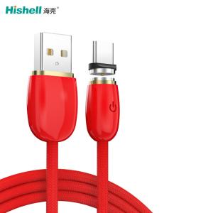 China Liquid Silicone Magnetic Charging Cable 3A USB Micro Connector wholesale