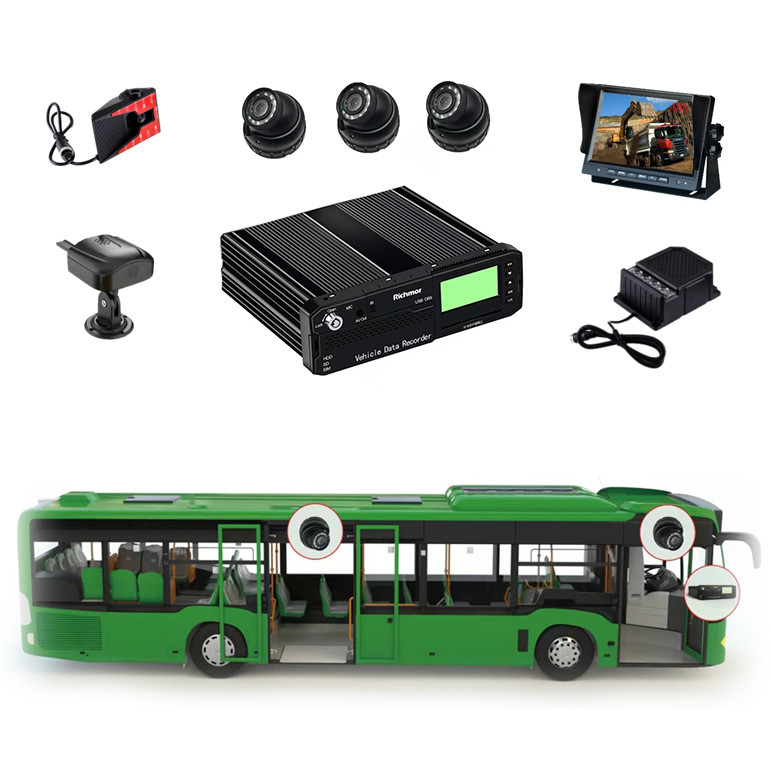 1080P 8 Channel MDVR With H.265 Compression AI Functions ADAS DSM BSD Face Recognition
