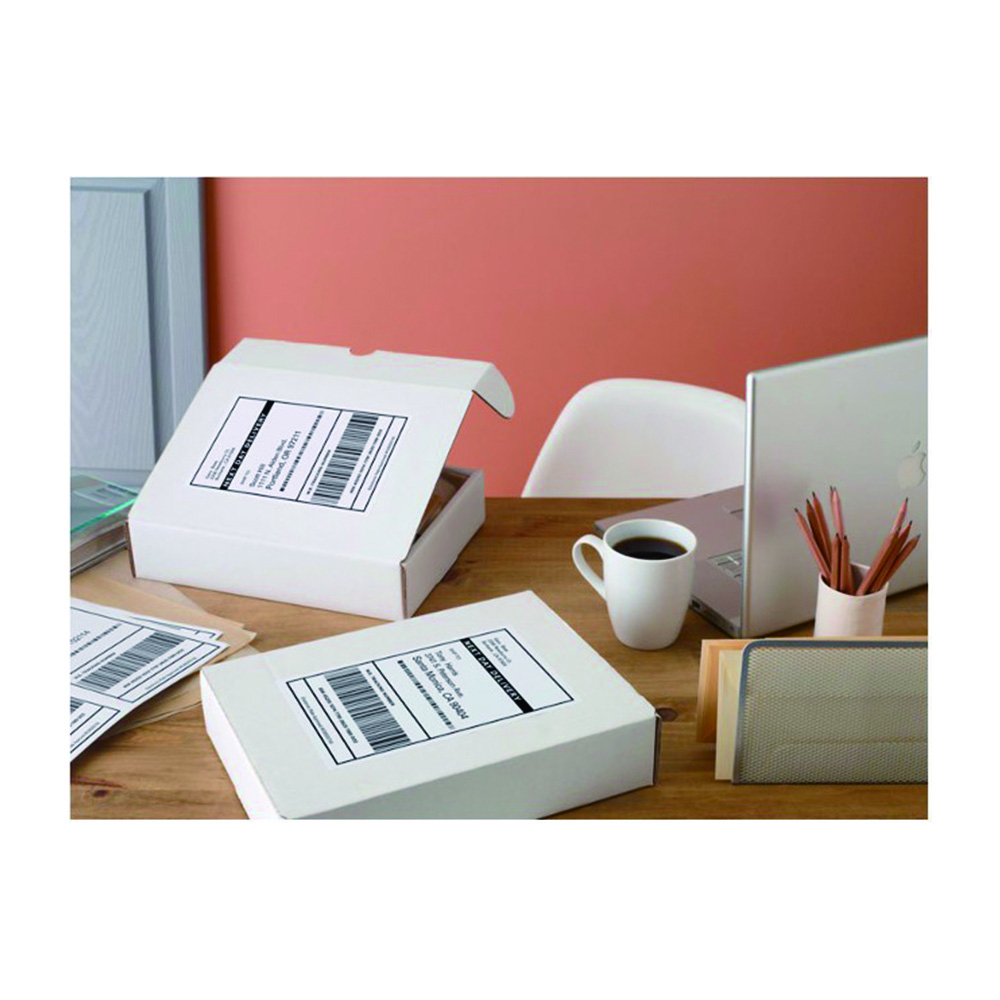 ISO9001 Gloss Lamination Void Custom Shipping Labels