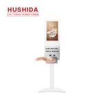Touch Screen LCD 1920x1080 Automatic Hand Sanitizer Dispenser