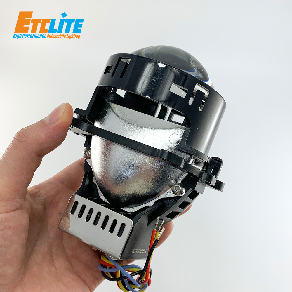 16V Projector Lens Headlight , 55W Dual Beam Projector 9600LM