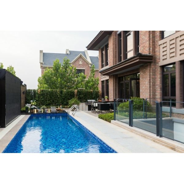 Swimming Pool Mixed Mosaic Ceramic Tile Blue Color 48x48mm