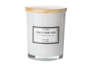 China 7 Oz Clear Glass Cylinder Candle Holder Environmental Protection wholesale