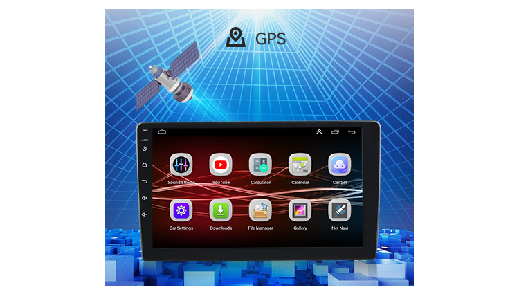 4 Core Universal Double Din Car Stereo 1+16GB 1+32GB 9 Inch WIFI