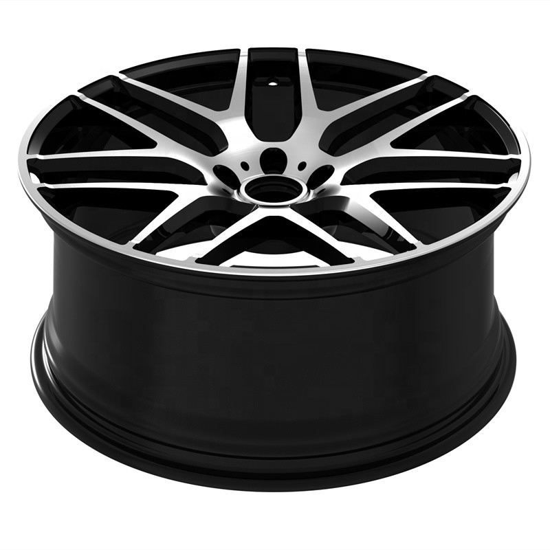 Custom 18 19 20 21 22 23 24 inch forged wheels for Mercedes GLE G63 with Silver milled surface