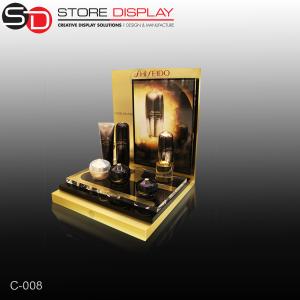 China Custom Skincare products Acrylic Counter tops Displays wholesale