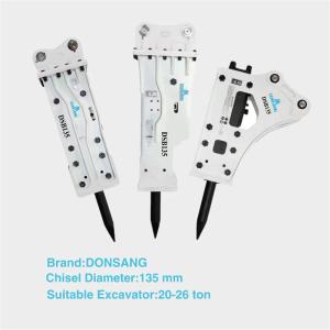 China 20 Tons 25 Tons Excavator Hydraulic Hammer Breaker 135mm Wide Hydraulic Rock Hammer HB20G wholesale