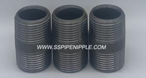 China Industrial Black Pipe Nipple Rust Proof Galvanized Steel Pipe Nipple wholesale