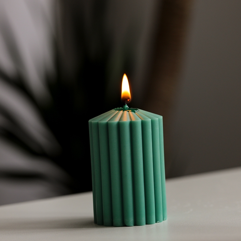 OEM Silicone Pillar Candle Molds Customized Candle Stick Mold LFGB Certified