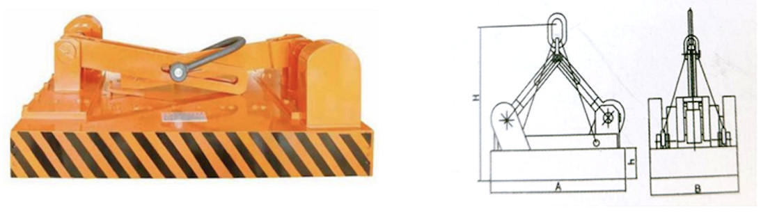5 Ton Permanent Magnetic Lifter For Transporting Iron