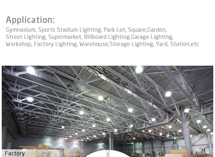 Water Resistant Anti Glare Industrial Led High Bay Light 50w