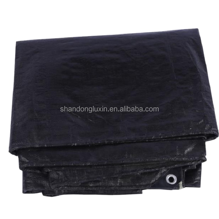 Black Tarpaulin Rolls 200 Gsm for Multiple Industrial and Commercial Needs
