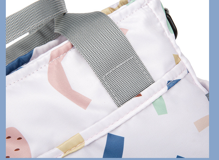 ODM OEM Oxford Multi Functional Nappy Shoulder Hand Bag 27*15*25cm