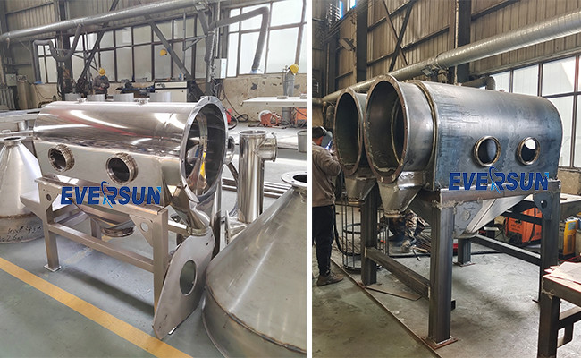 Horizontal Stainless Steel Airflow Screen Centrifugal Sifter For Food Powder 2-500 Mesh
