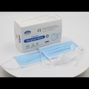 China Ce Approval Disposable Medical Face Mask 3 Ply Earloop Bfe 98% wholesale