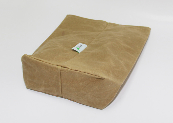 Eco Friendly 10oz 12oz 16oz Washable Waxed Canvas Insulated Reusable Lunch Bag