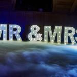 Stainless Steel LED Light Up Letters for English Alphabet Home Decor Party Grand