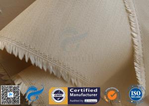 China Brown 800℃ 600g Satin Silica Fabric Fiberglass High Temperature Cloth Durable wholesale
