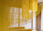 Ceiling Decoration Aluminum Chain Link Curtains Golden Color