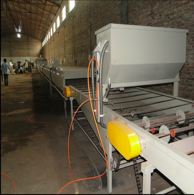 Color Stone Coated 0.32mm Roof Tile Production Line Servo Motor