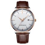 Water Resistant Automatic Quartz Watch Quartz Movement Stainless Steel Back