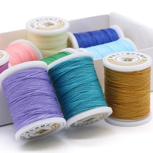 China 0.8mm Diameter Waxed Thread Set of 12 for Leather Sewing Long Stitching Made Easy wholesale
