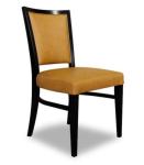 Solid beech wood with pu/leather upholstery dining chairs ,wooden arm chair,side