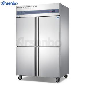 China 500-1600L Commercial Stainless Freezer , Soundless Twin Fridge And Freezer wholesale
