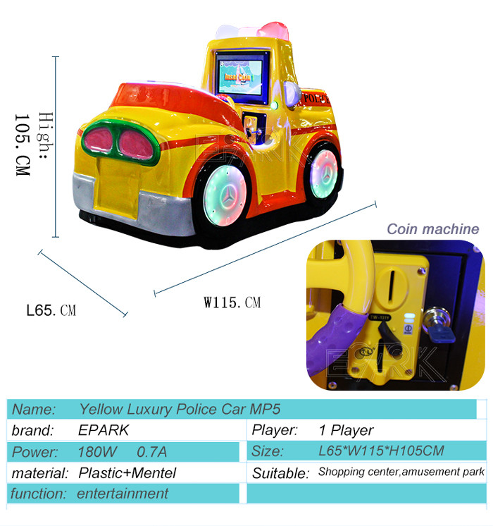 Kids Fun&Attractive Game indoor coin operated amusement rides led light kiddie ride